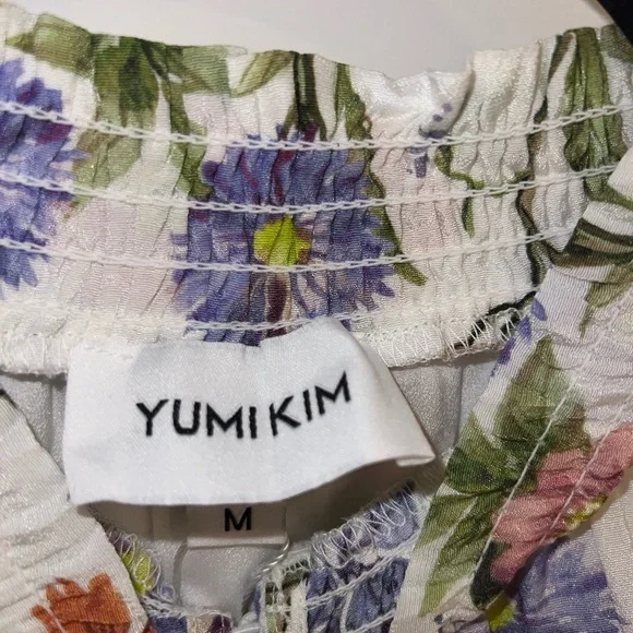 New Yumi Kim Peyton Ruffle Mini Dress Floral Cottagecore Women's Size Small - Picture 2 of 14